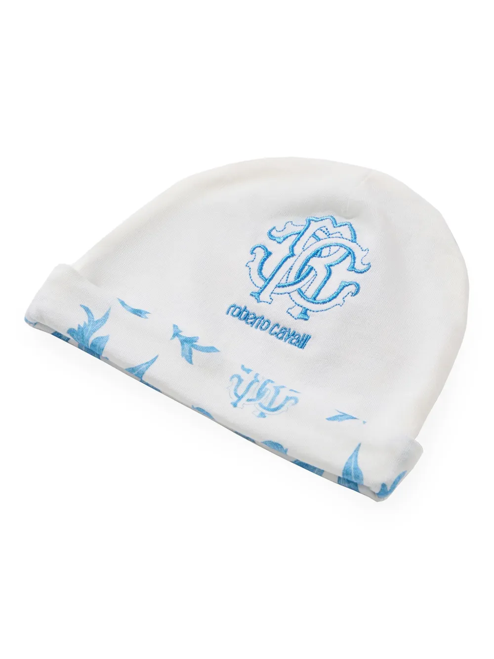 Roberto Cavalli Junior Romper met geborduurd logo Wit