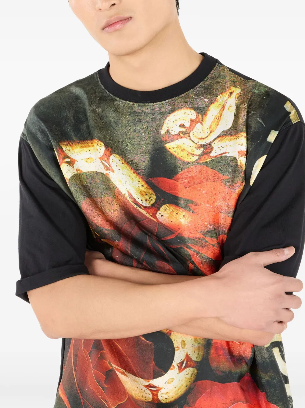 Roberto Cavalli T-shirt con stampa grafica | Image 5