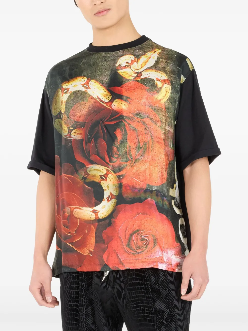 Roberto Cavalli T-shirt con stampa grafica | T-shirt e canotte | Image 3