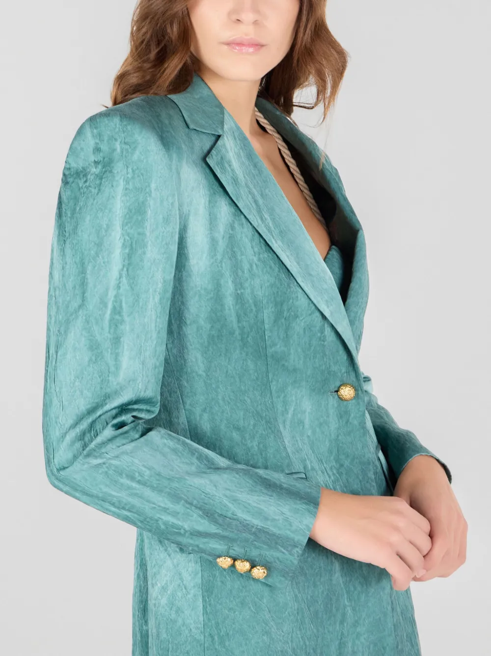 Roberto Cavalli Blazer met abstract patroon Groen
