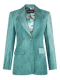Roberto Cavalli abstract-pattern blazer - Green