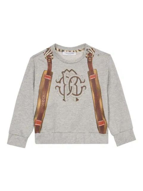 Roberto Cavalli Junior logo-print sweatshirt 