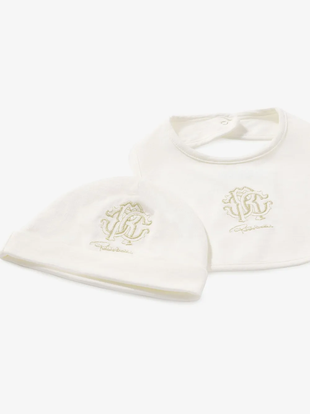 Roberto Cavalli Junior Pyjama met geborduurd logo Beige