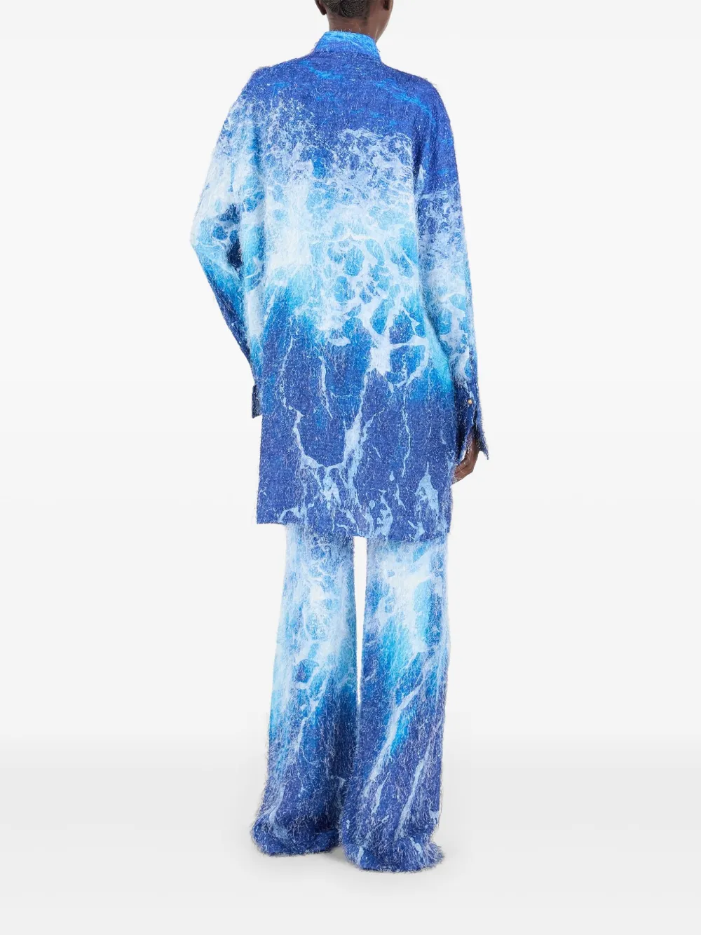 Roberto Cavalli Shiftjurk met patroon Blauw