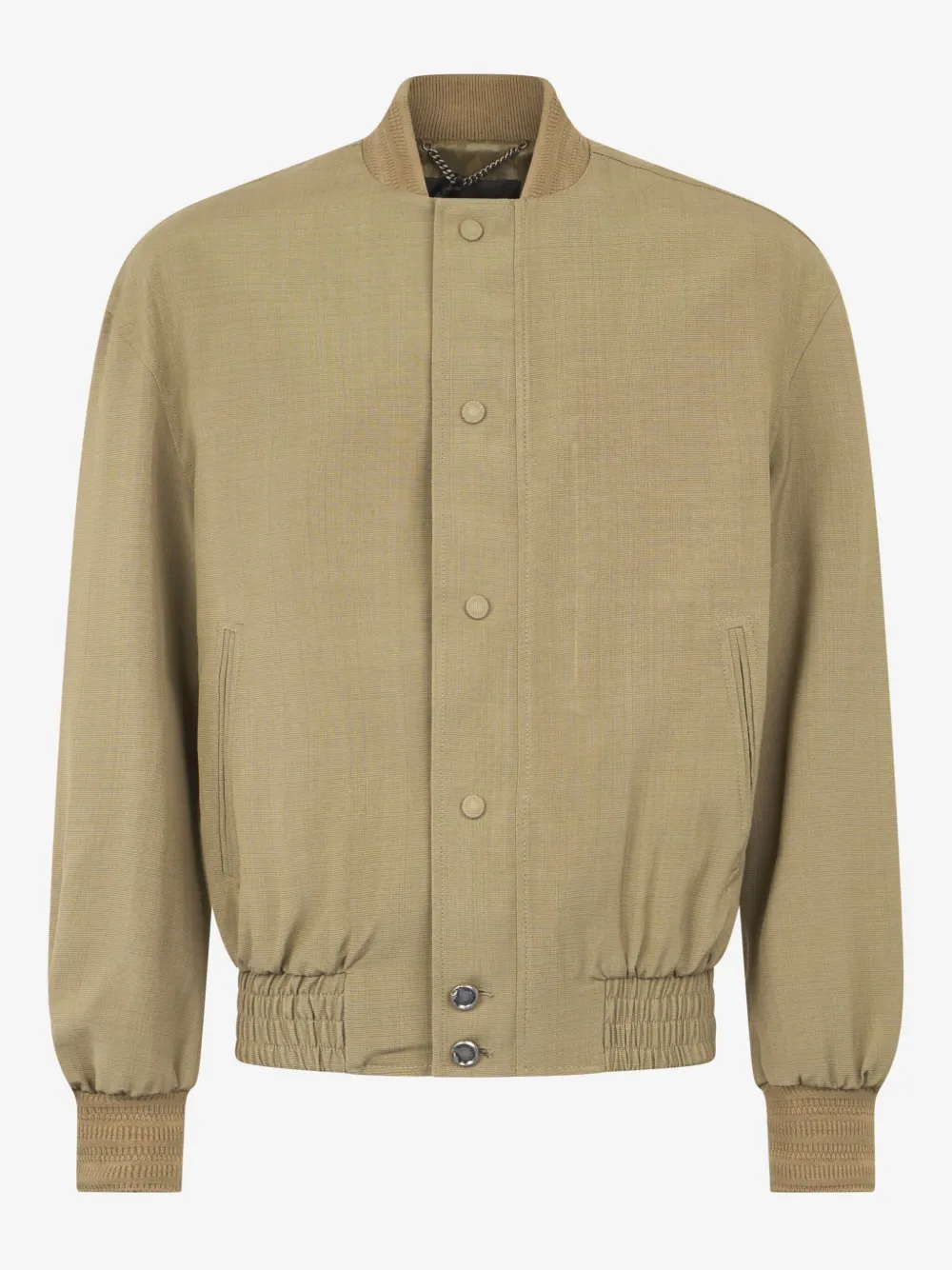 Shop Roberto Cavalli Drop-shoulder Bomber Jacket In Neutrals