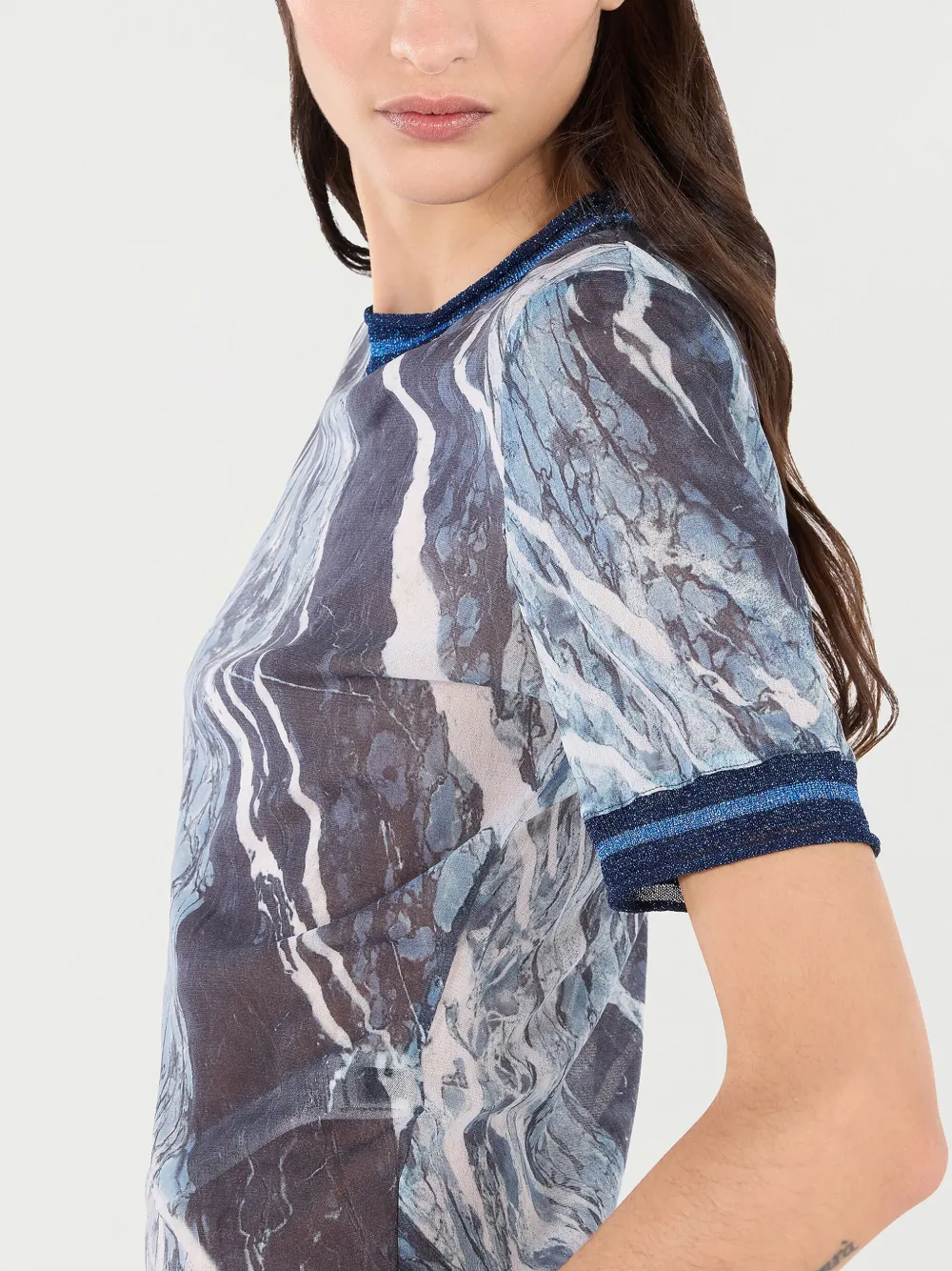 Roberto Cavalli T-shirt met print Grijs