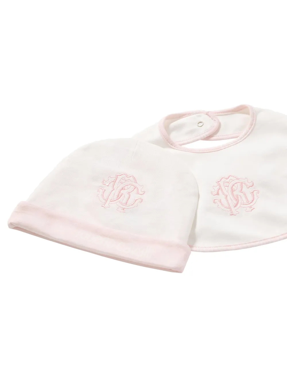  Roberto Cavalli Junior Logo-embroidered Pajamas - Neutrals 