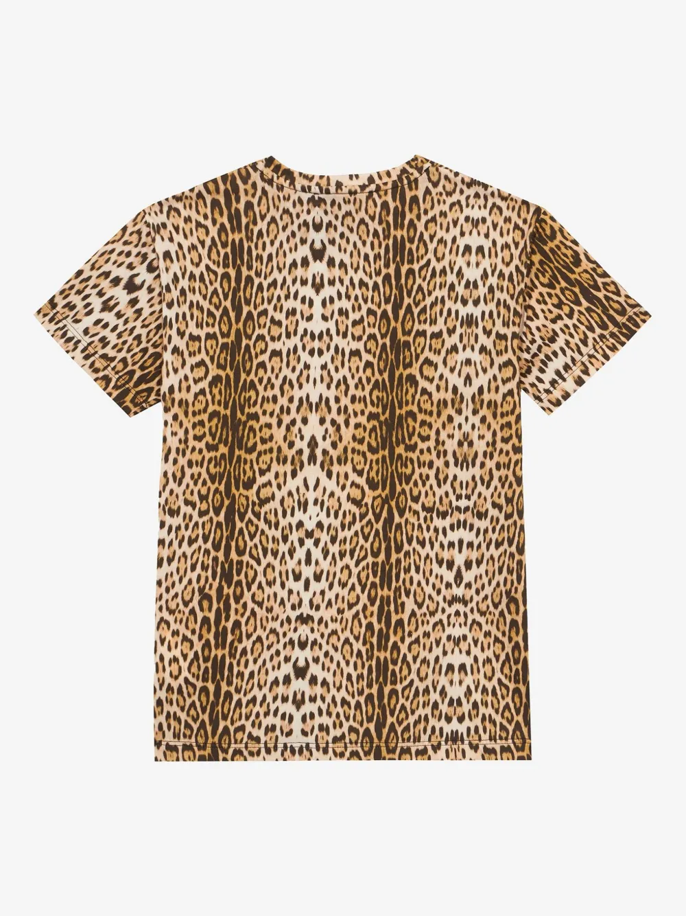 Roberto Cavalli Junior T-shirt met ruches afwerking Beige