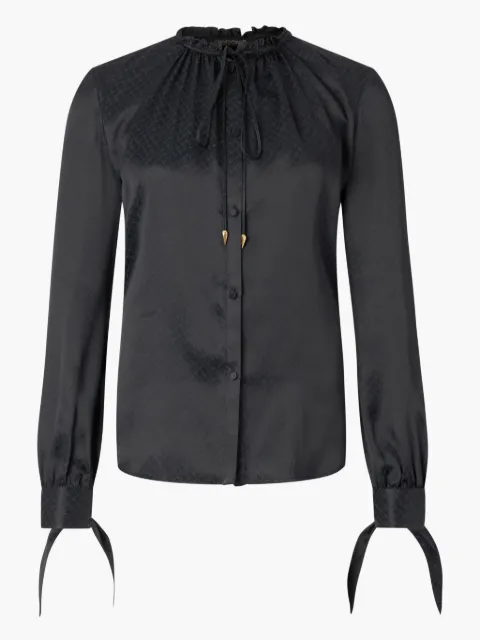 Roberto Cavalli snake-print blouse