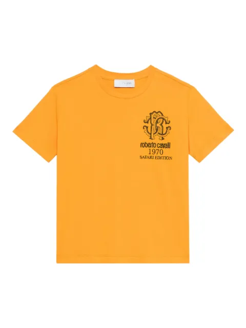 Roberto Cavalli Junior logo-print T-shirt 