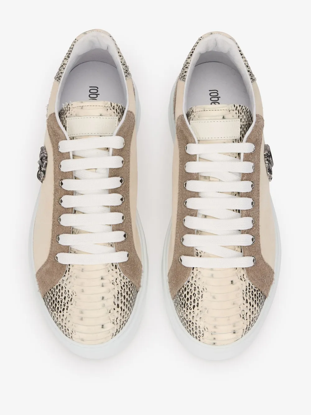 ROBERTO CAVALLI LACE-UP SNEAKERS