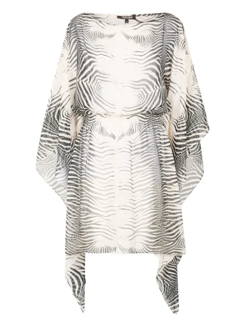 Roberto Cavalli zebra-print dress