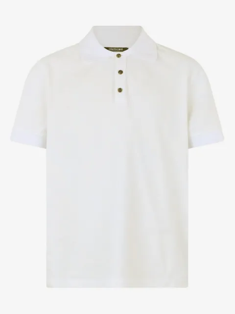 Roberto Cavalli python-print polo shirt