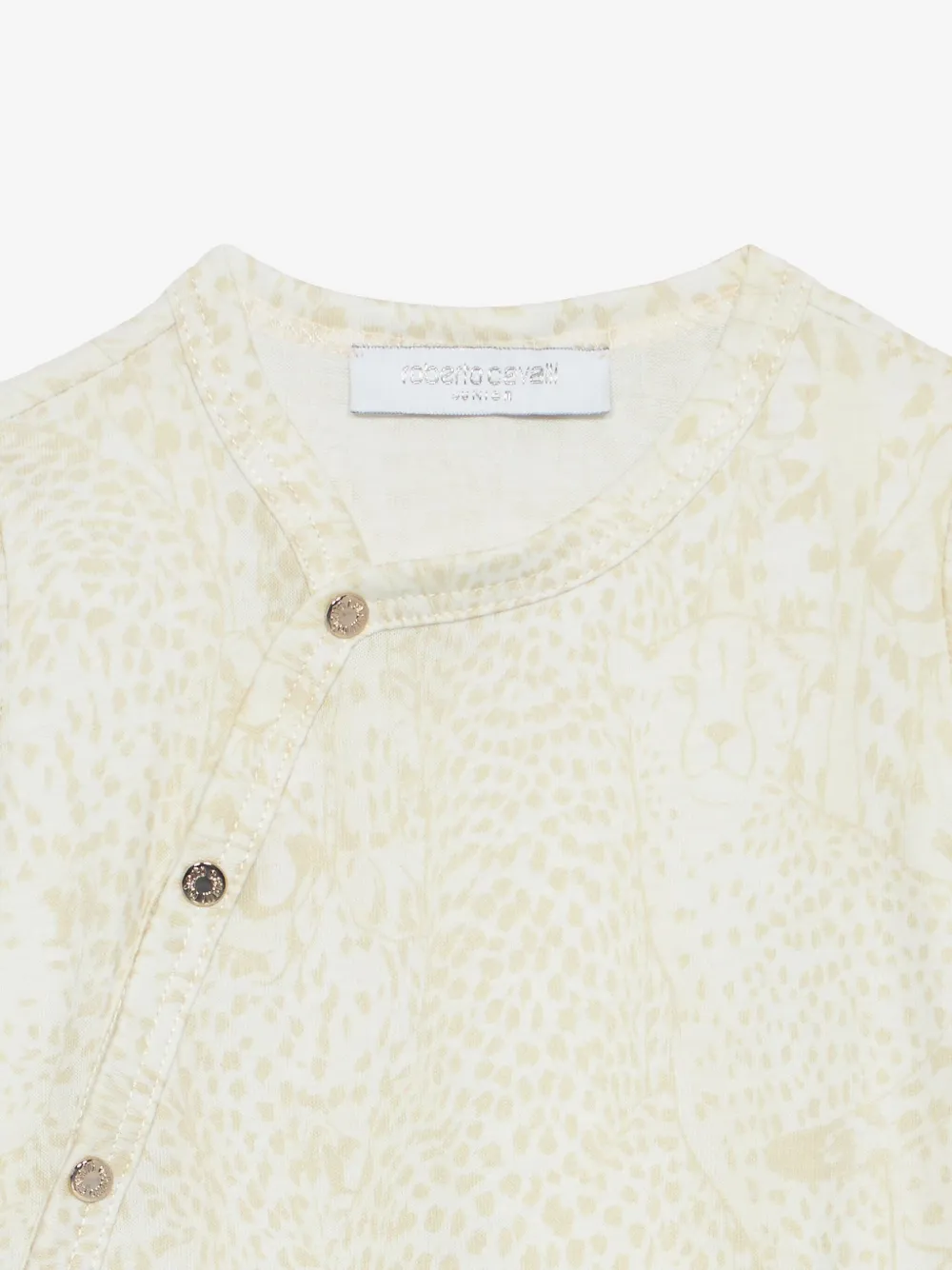 Roberto Cavalli Junior Pyjama met geborduurd logo Beige