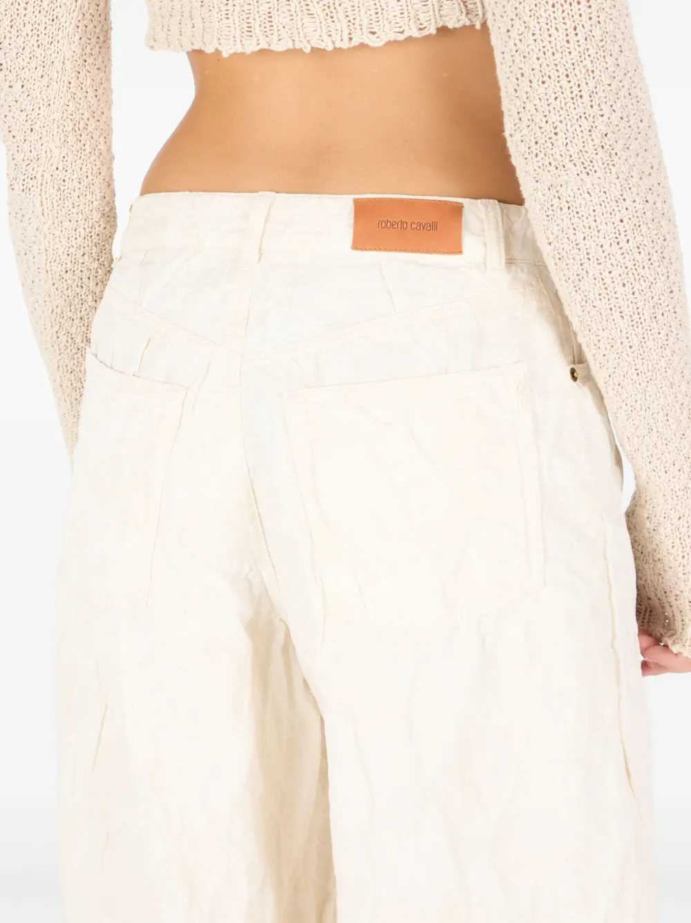 logo-charm trousers