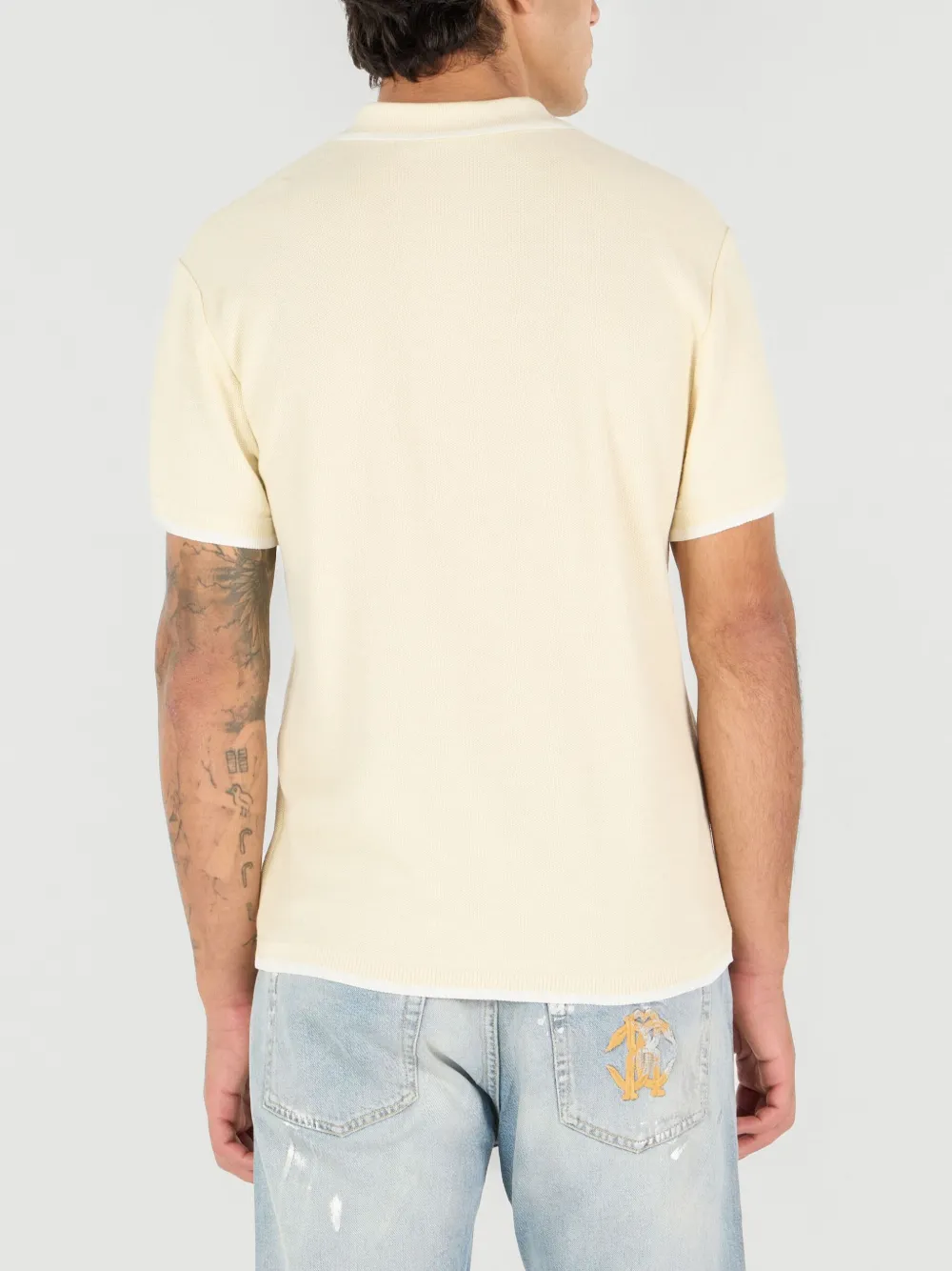 Roberto Cavalli Katoenen poloshirt Geel