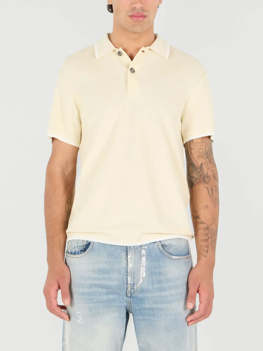 Roberto Cavalli Katoenen poloshirt Geel