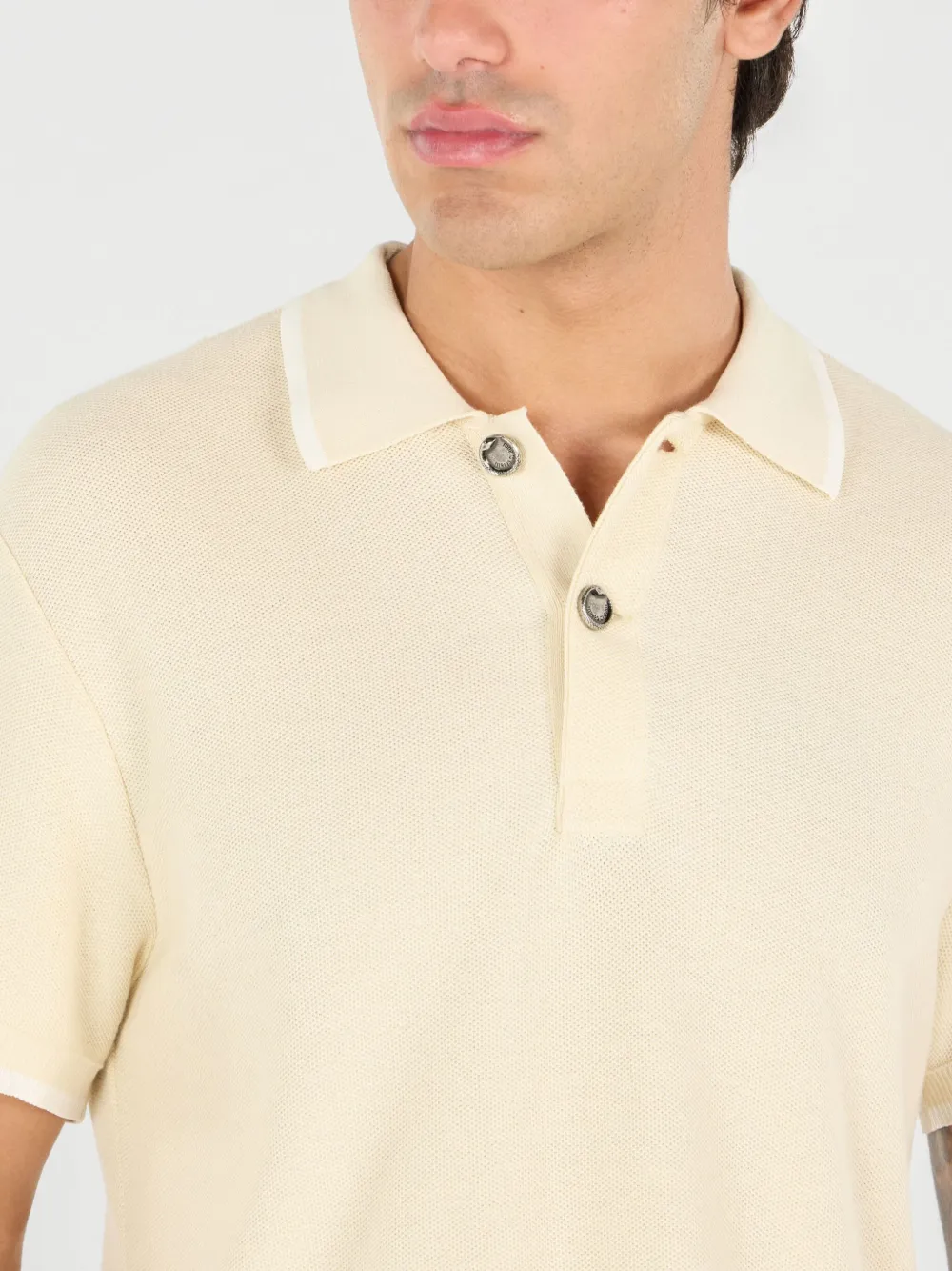 Roberto Cavalli Katoenen poloshirt Geel