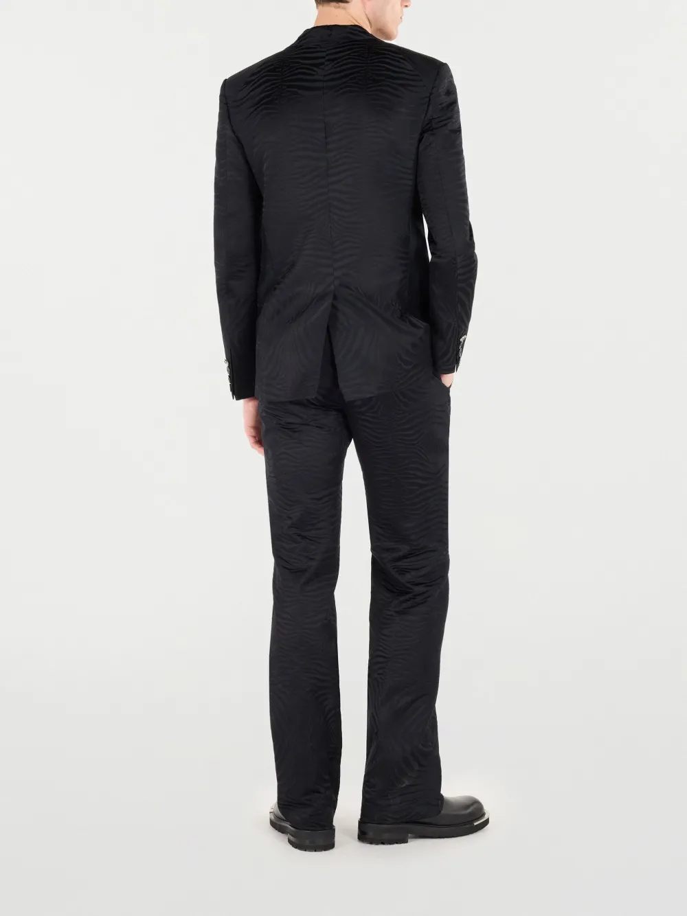 Roberto Cavalli Blazer met enkele rij knopen Zwart