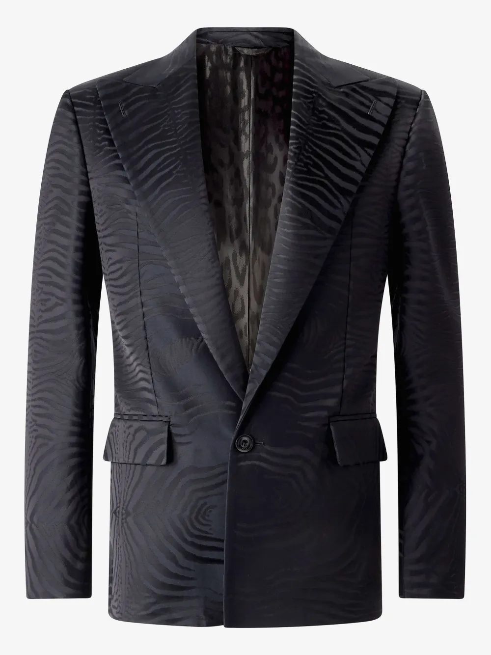 Roberto Cavalli Single-breasted Blazer In Black