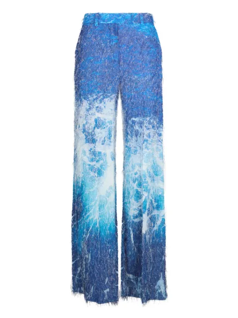Roberto Cavalli pantalones con motivo en jacquard