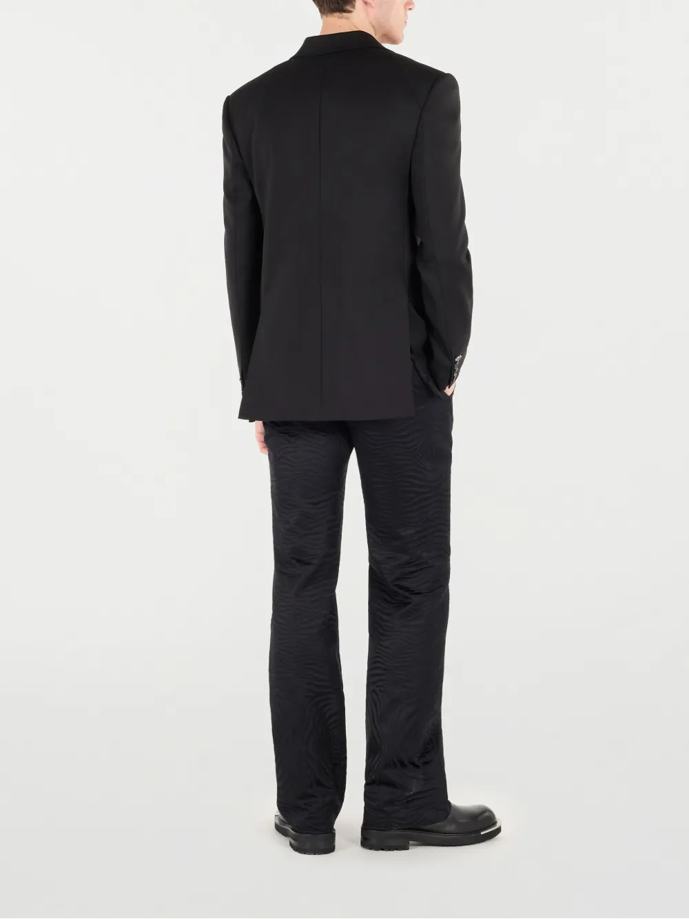 Roberto Cavalli Blazer met geplooid detail Zwart