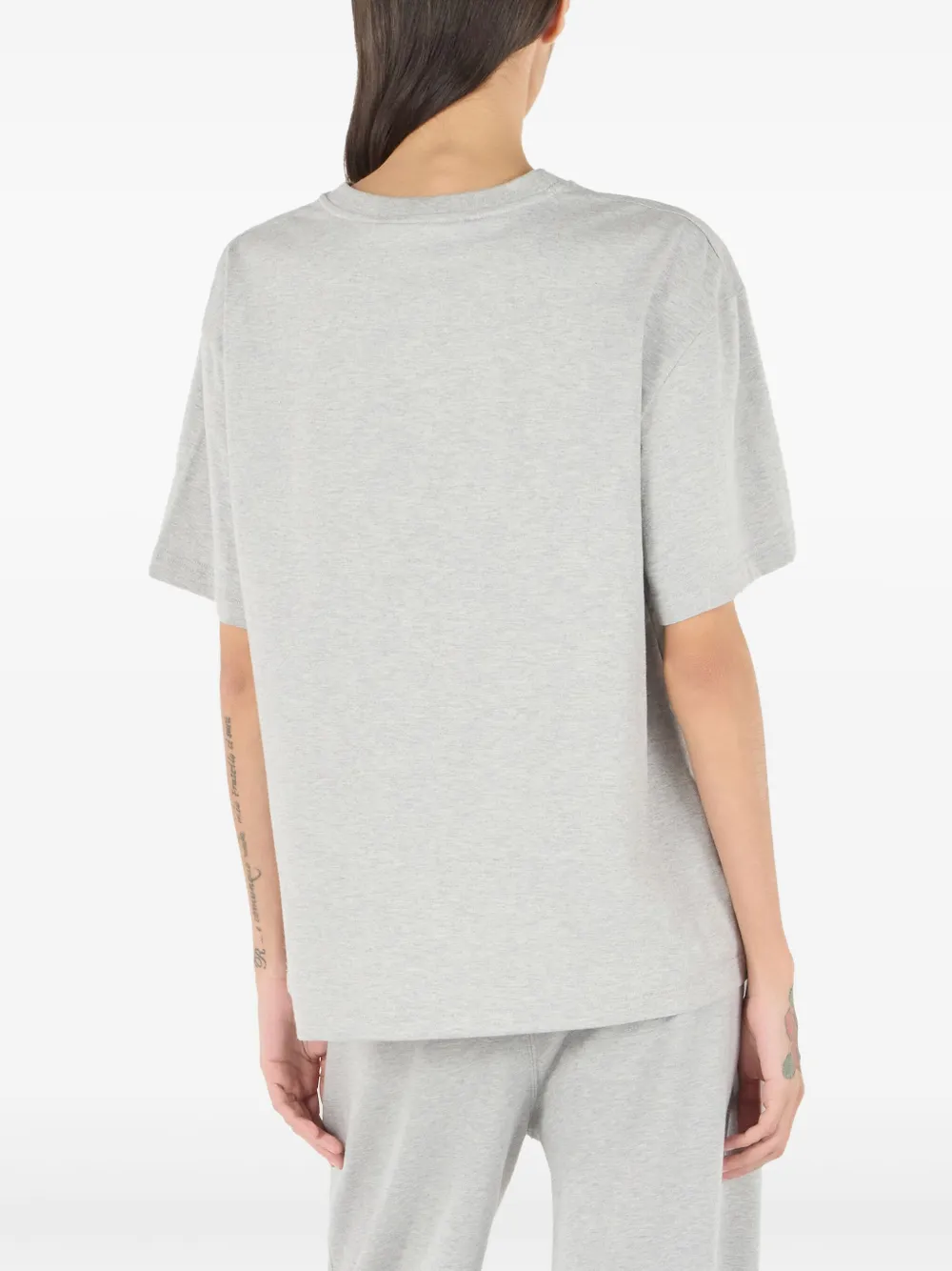 ROBERTO CAVALLI LOGO-EMBOSSED T-SHIRT