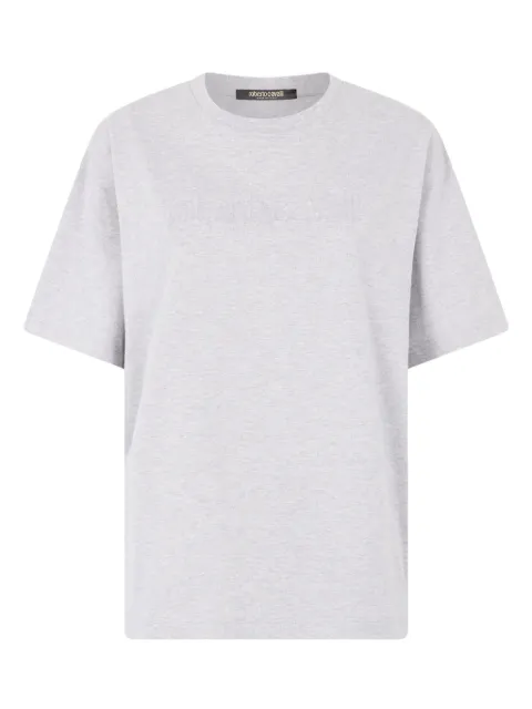 Roberto Cavalli logo-embossed T-shirt