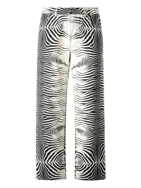Roberto Cavalli pantalones con estampado Tigress