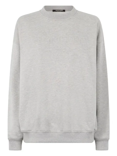 Roberto Cavalli sudadera con efecto melange