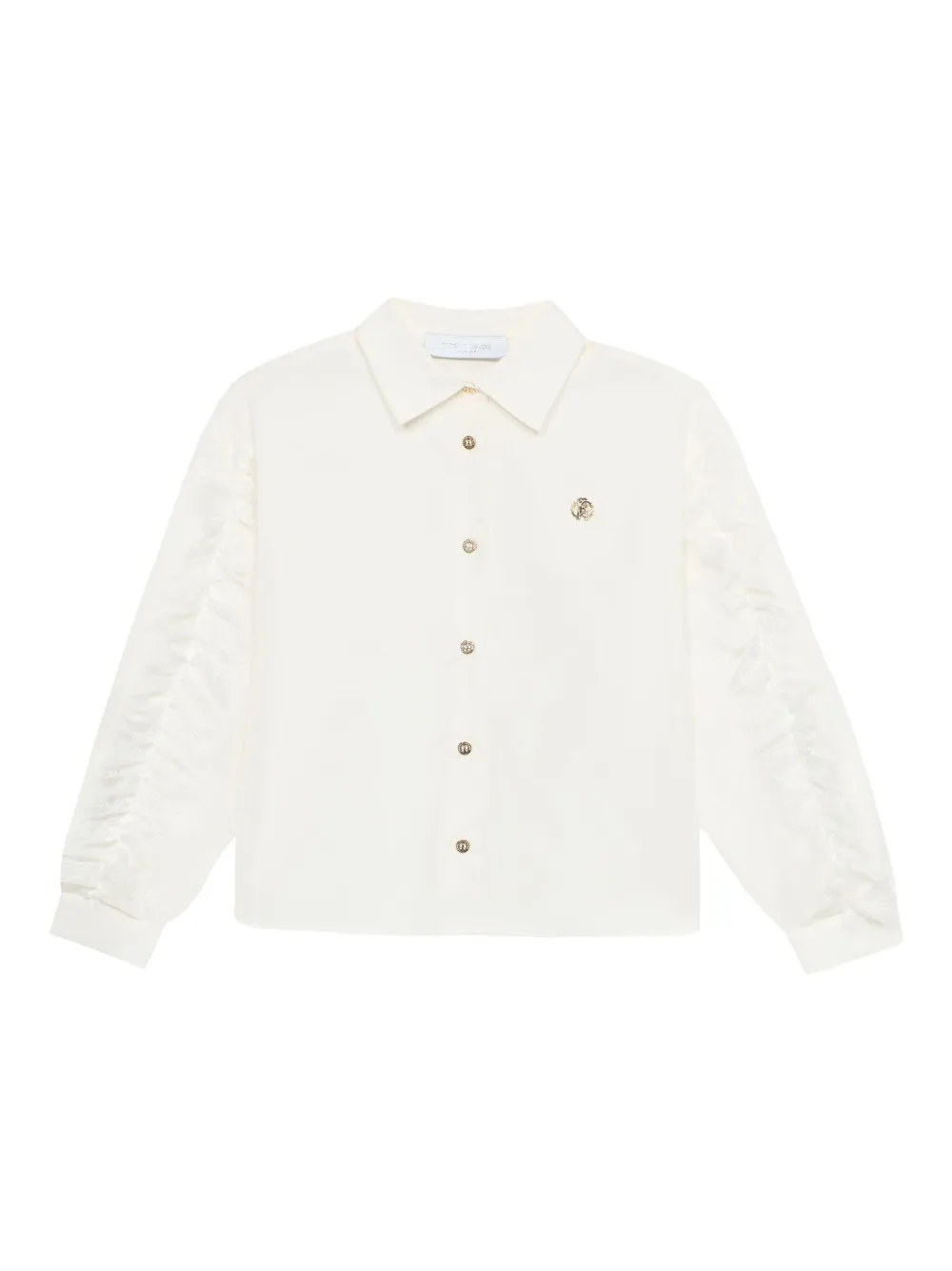 Roberto Cavalli Junior Shirt met geborduurd logo Wit