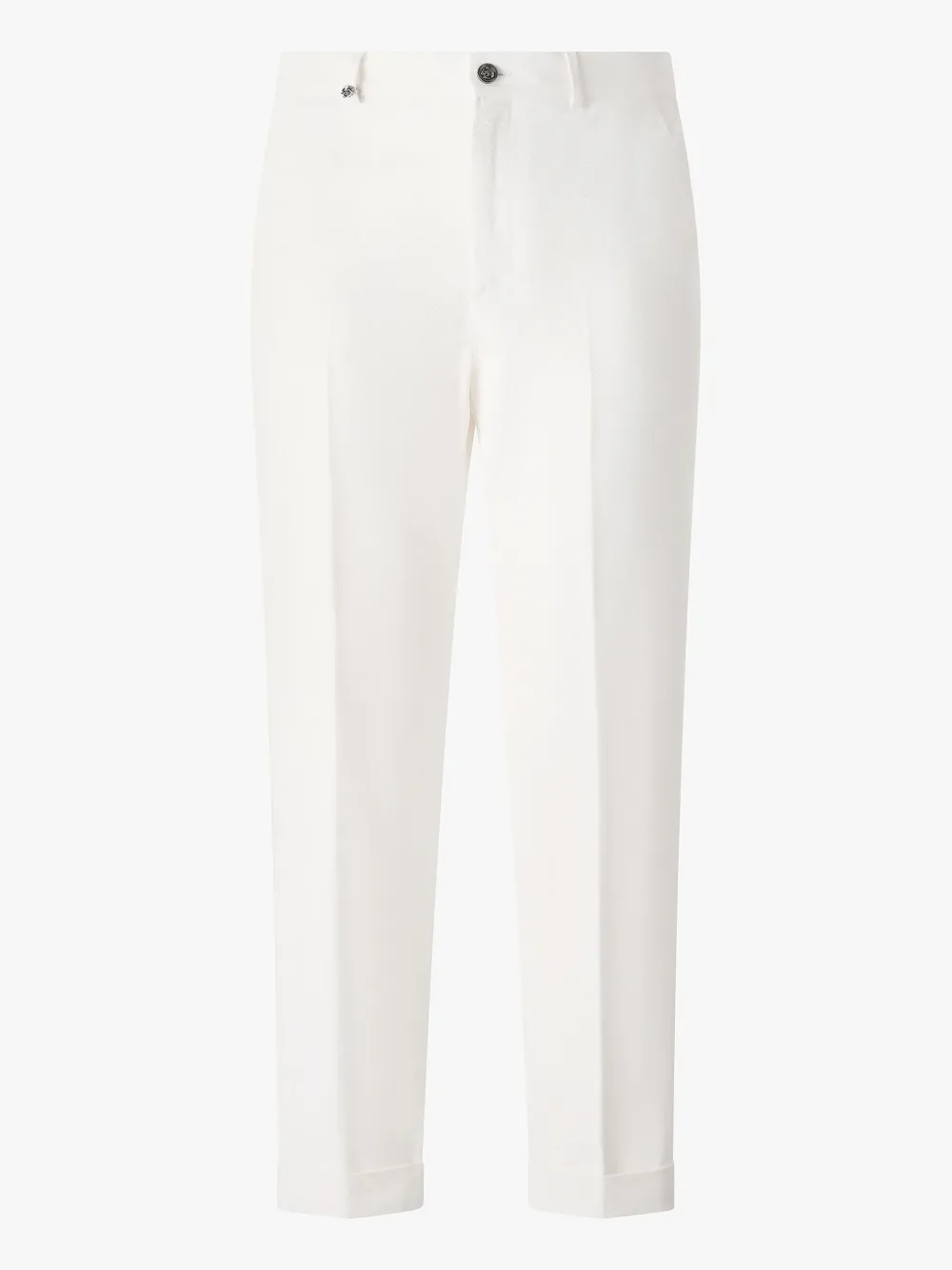 Roberto Cavalli Straight Leg Pants In Neutrals
