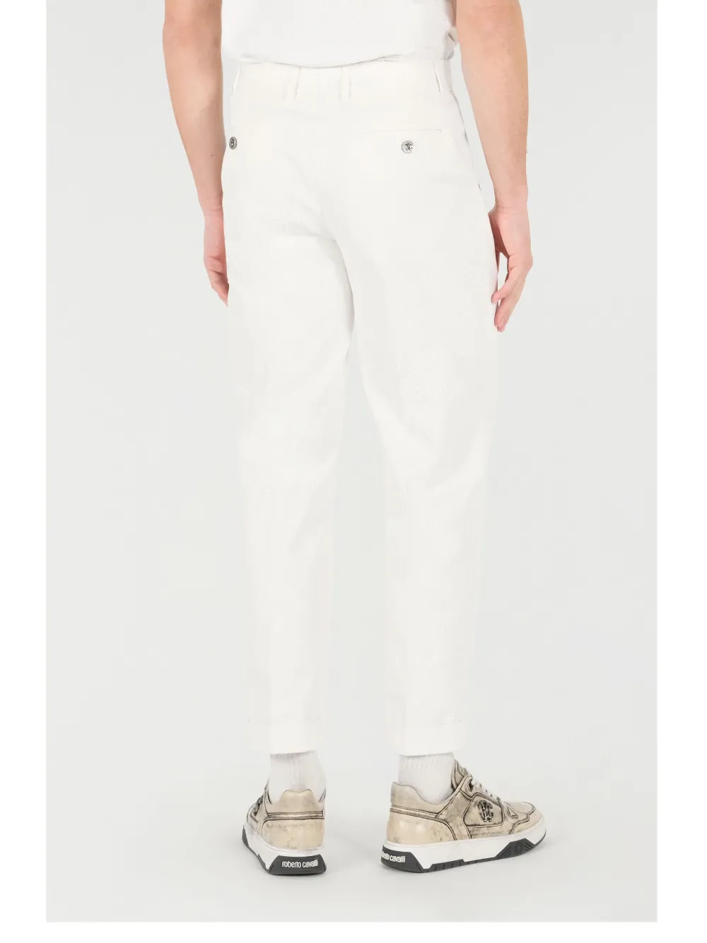Roberto Cavalli Katoenen broek Beige