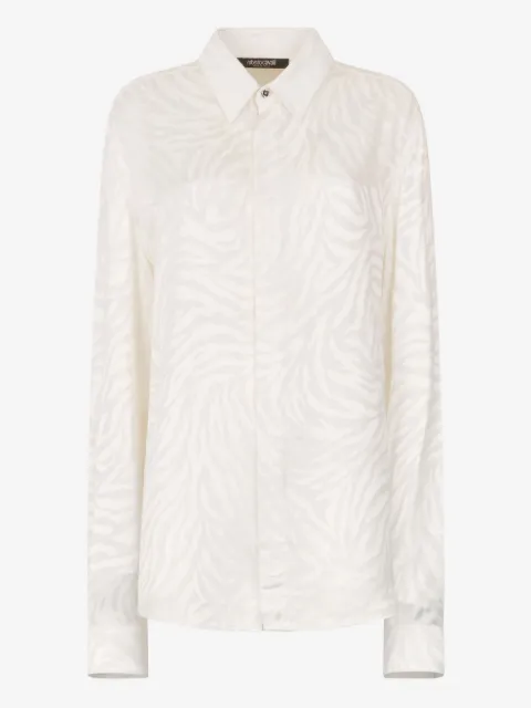 Roberto Cavalli skjorta med tigertryck