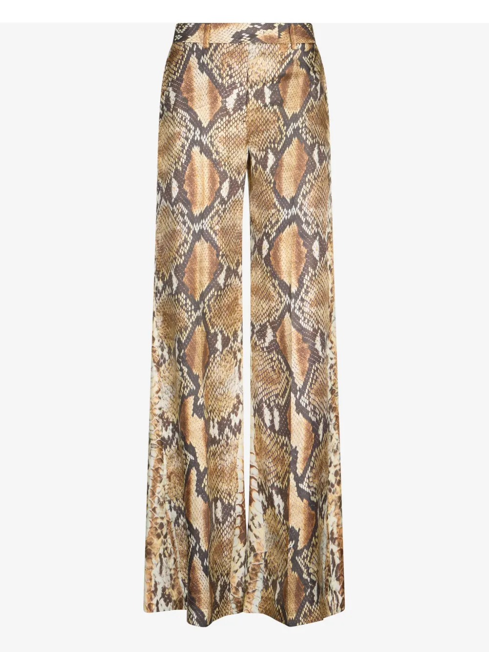 Roberto Cavalli Hose Mit Python-print In Brown