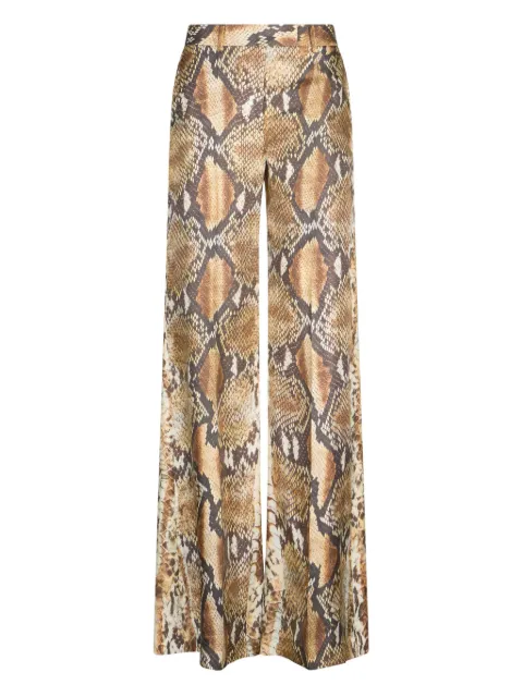 Roberto Cavalli snakeskin-print trousers