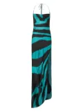 Roberto Cavalli zebra-print dress - Black