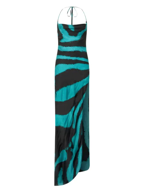 Roberto Cavalli vestido con estampado de cebra