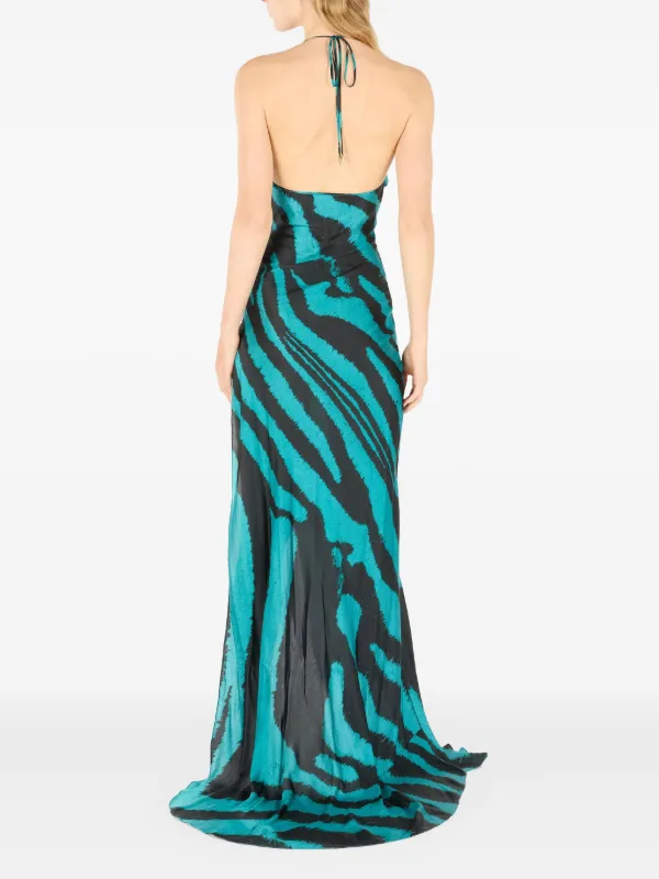 Roberto Cavalli zebra-print Dress | Black | FARFETCH