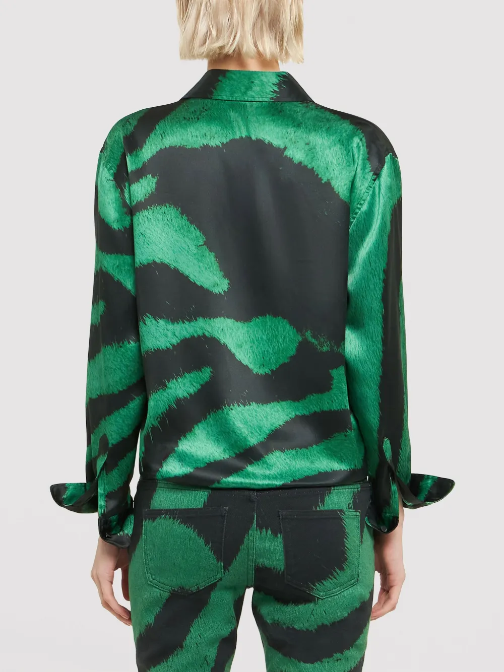 ROBERTO CAVALLI ZEBRA-PRINT SHIRT 