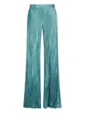 Roberto Cavalli crease-effect trousers - Blue