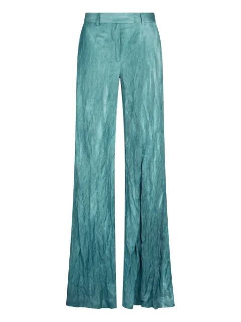 Roberto Cavalli crease-effect trousers