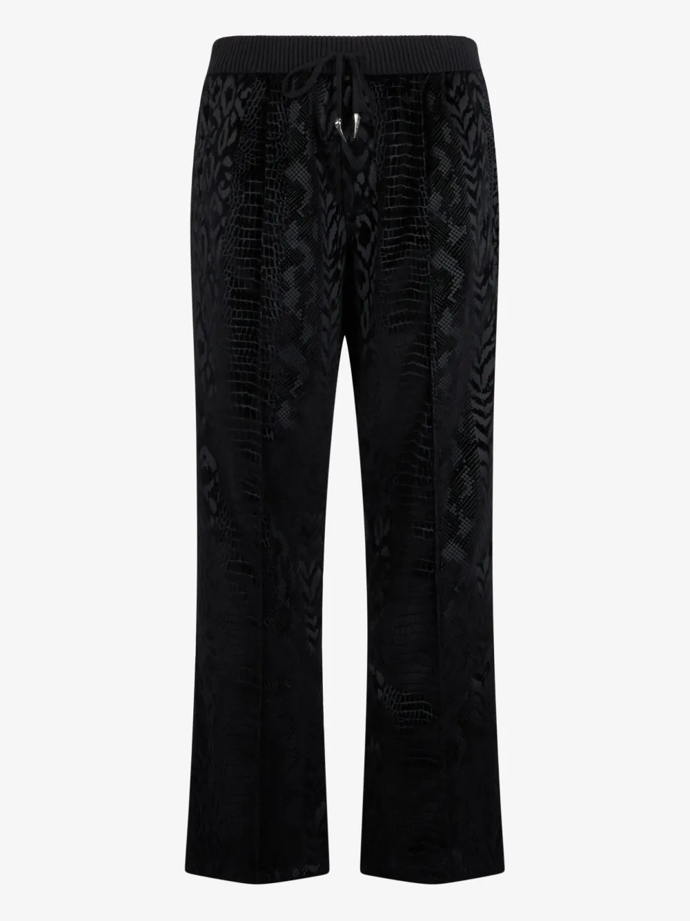 Roberto Cavalli Pantaloni sportivi con stampa - Nero