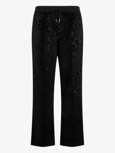 Roberto Cavalli animal-print track pants