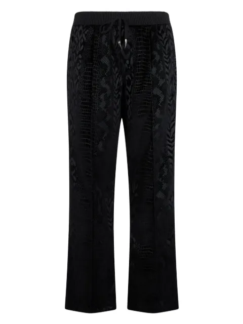 Roberto Cavalli pants con animal print