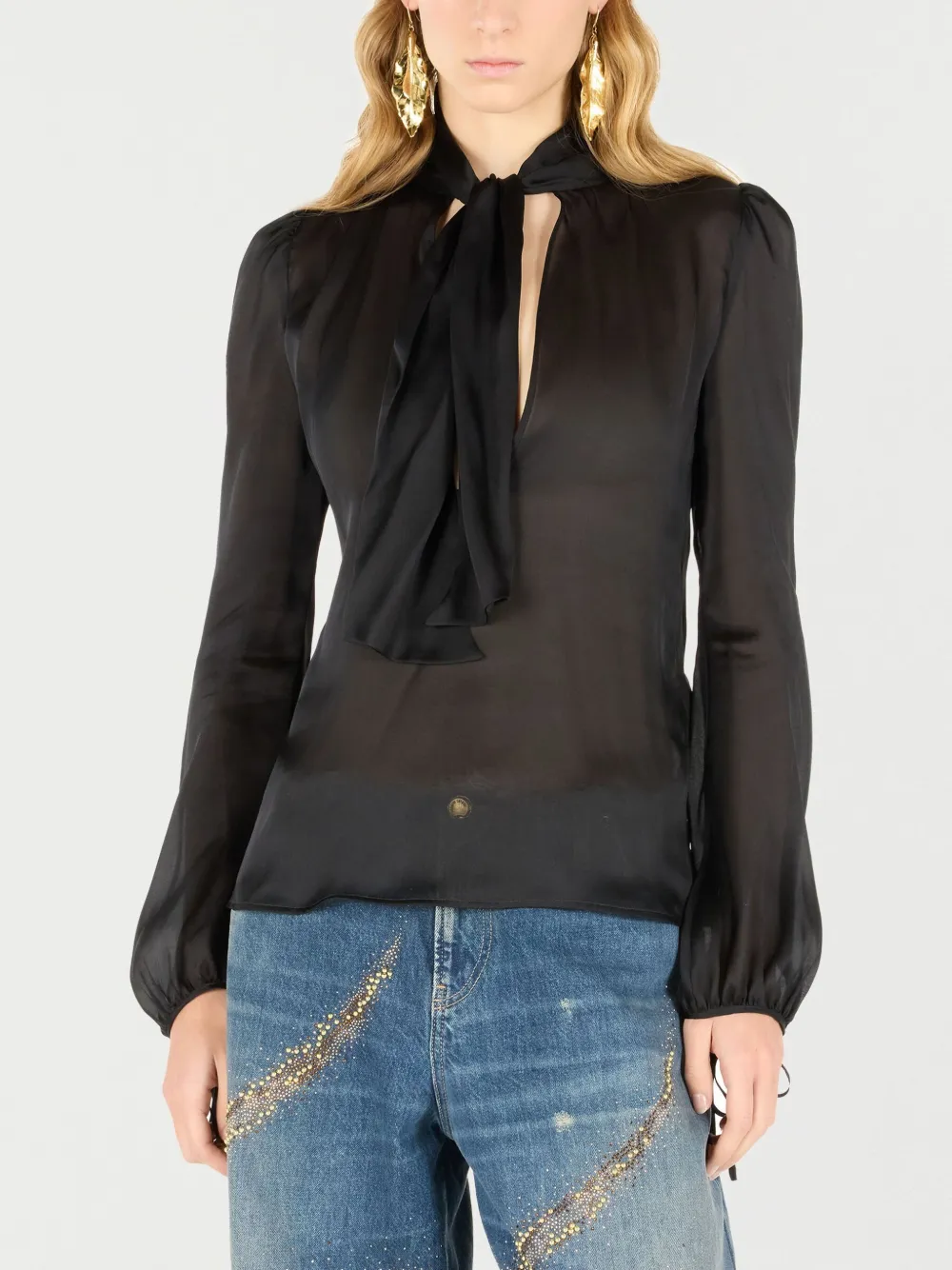 ROBERTO CAVALLI SILK BLOUSE