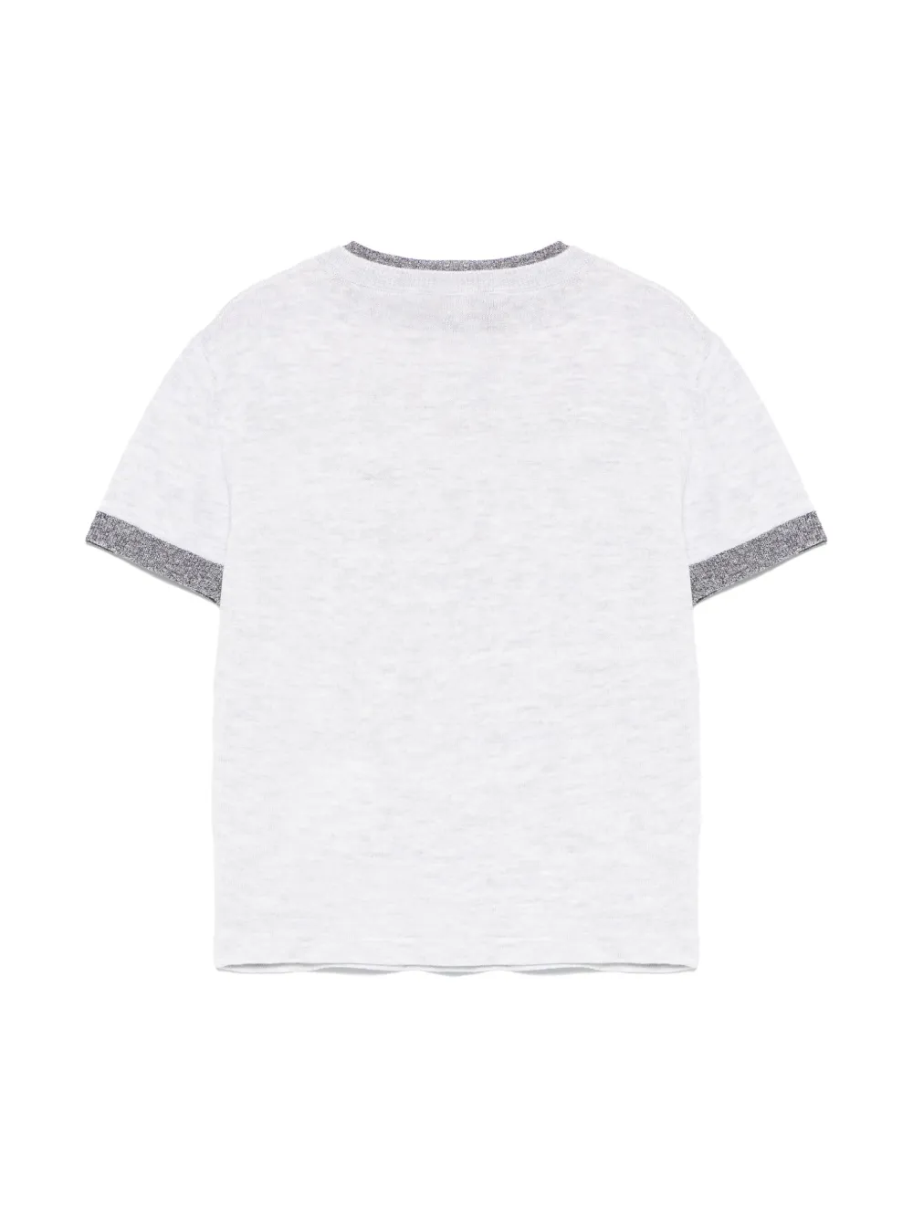 Fay Kids T-shirt met geborduurd logo Grijs