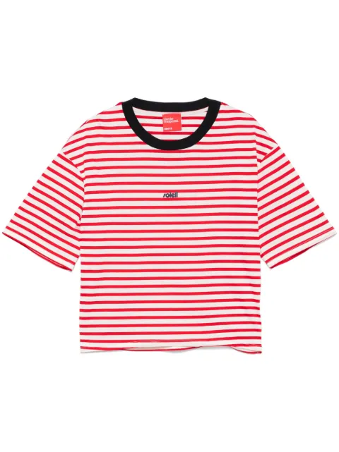 Merci playera con motivo de rayas