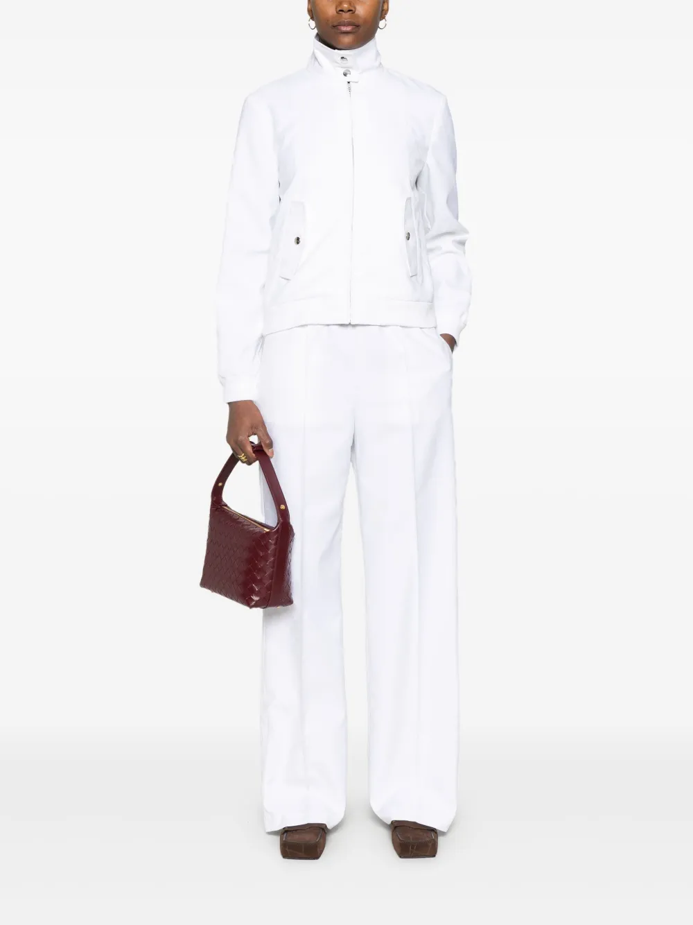Gucci Jack met GG-jacquard Wit