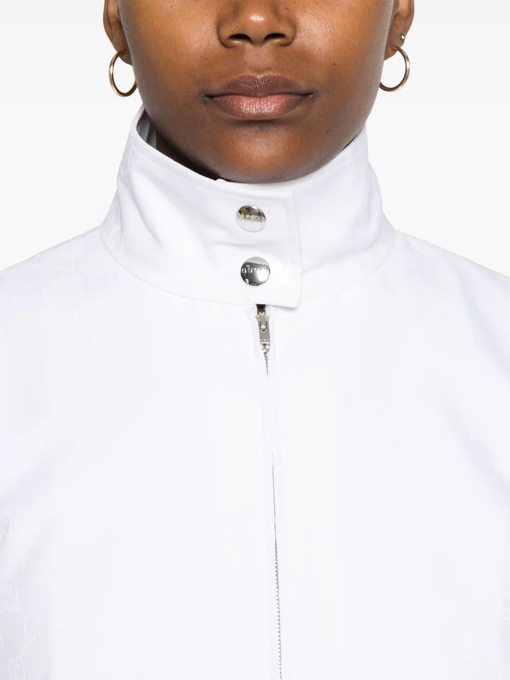 Gucci Jack met GG-jacquard Wit